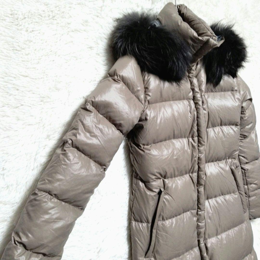 デュベティカ　DUVETICA　フード付き　リアルファー　ダウンコート　38