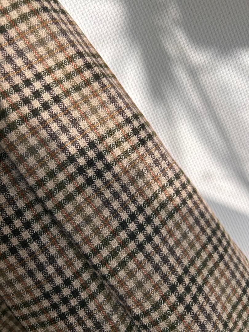 40s50s アクアスキュータム　織柄　ウールコート