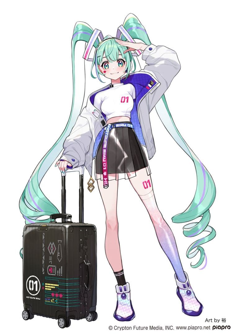 初音ミク キャリーケース 30L 52cm