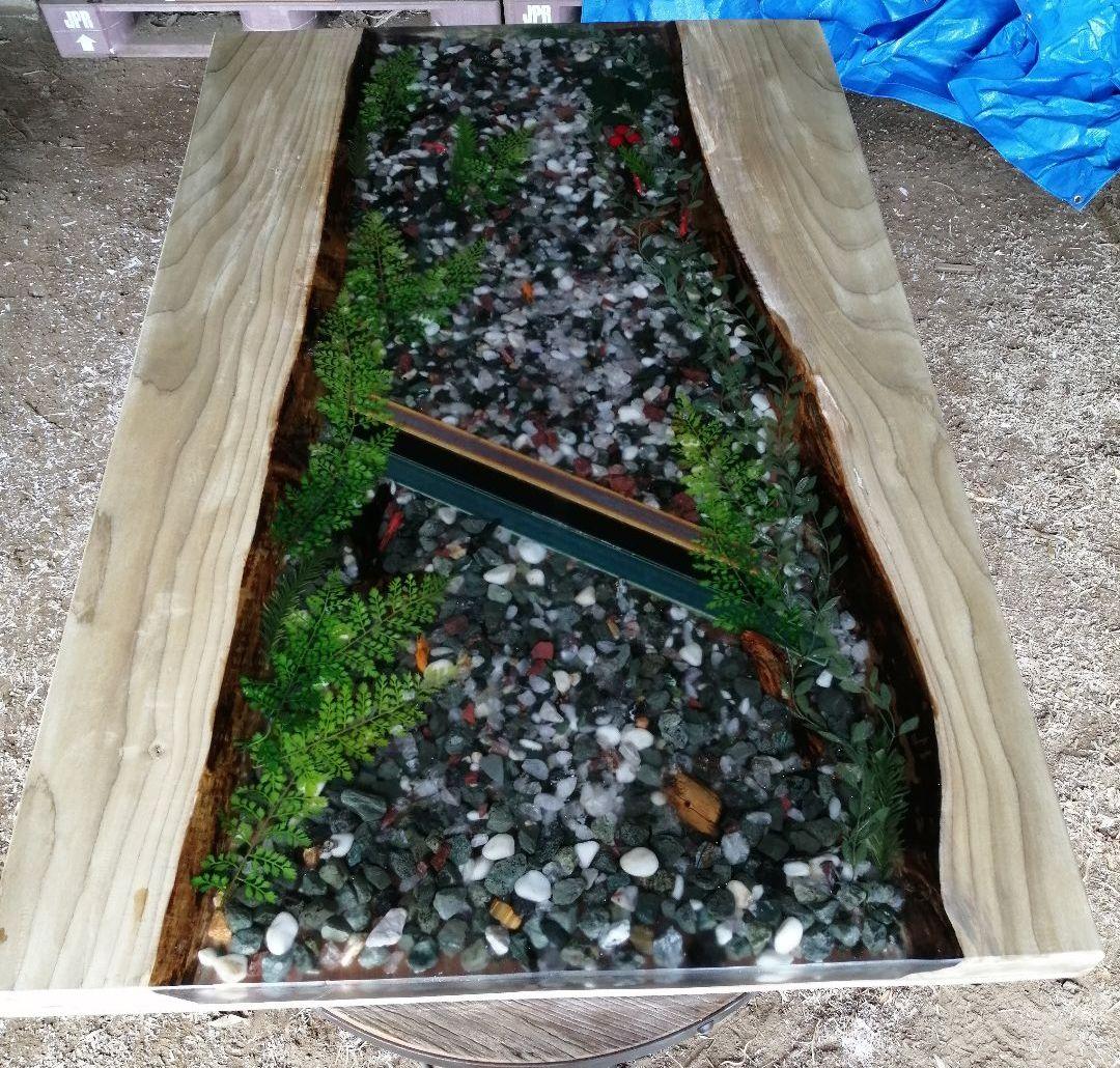 レジンテーブル　リバーテーブル