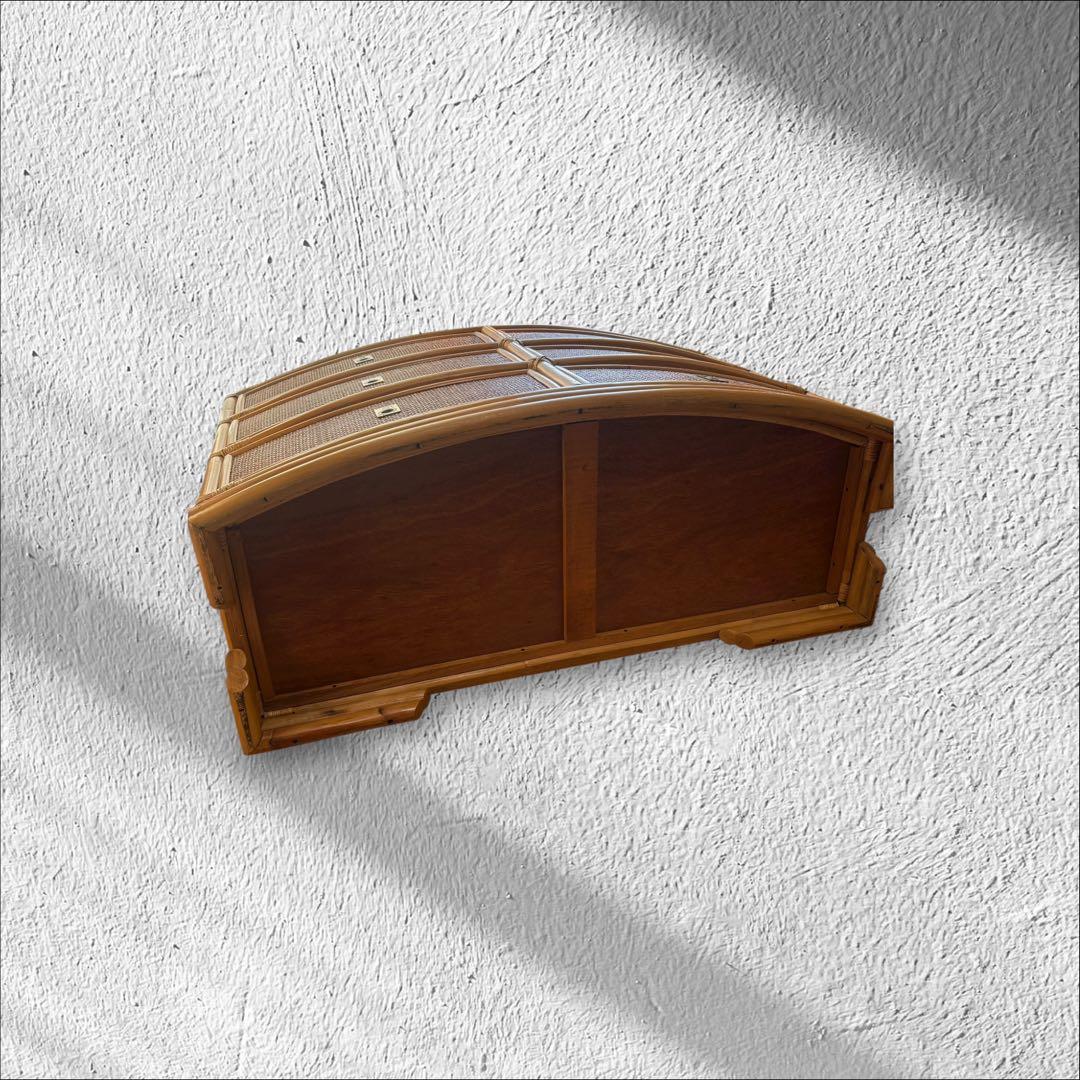 【美品】ラタン チェスト 6段 籐家具 収納棚 たんす 衣類収納アジアンコイズミ