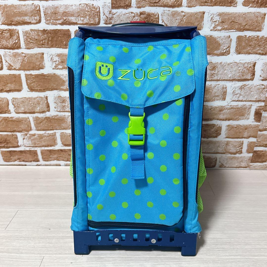 ZUCA トラベルキャリーバッグ 座れる 黒　青　ブルー　ズーカ