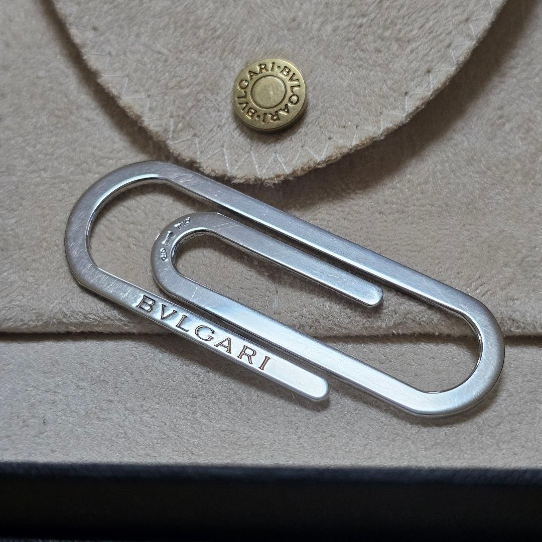 ア*ロ様 BVLGARI シルバー925 マネークリップ