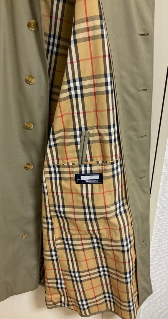 Burberrys ステンカラーコート カーキ　180cm