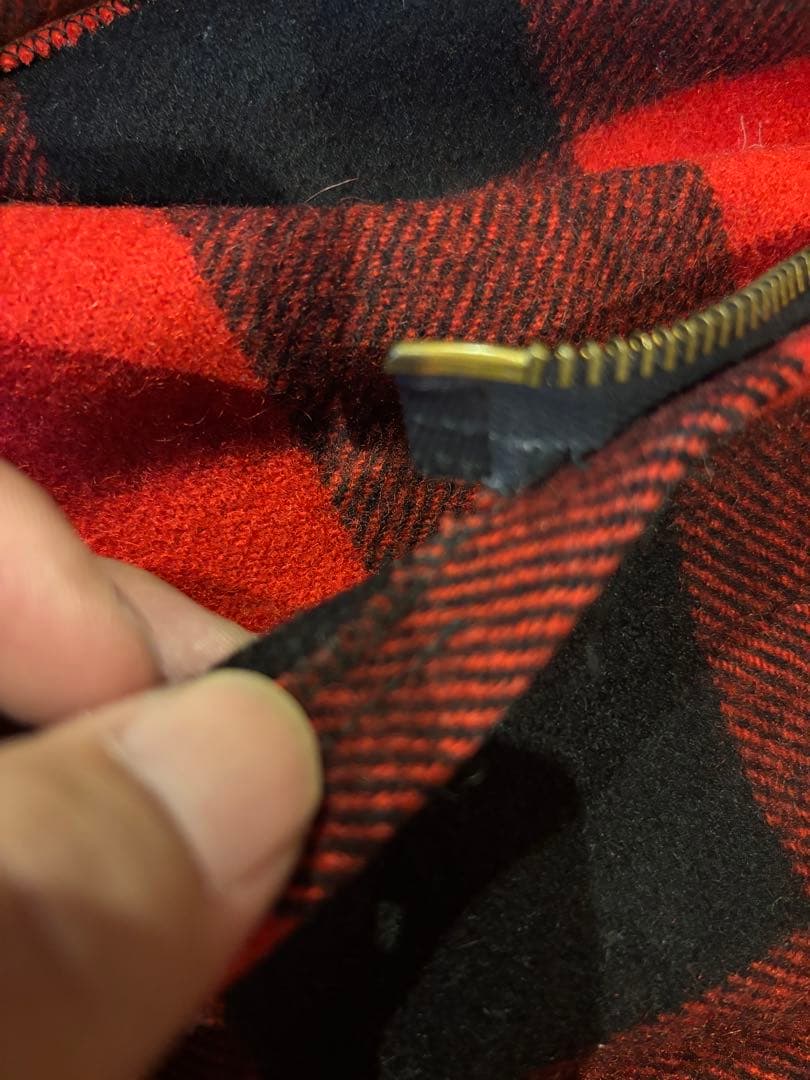 Woolrich 赤・黒チェック ジャケット　50s