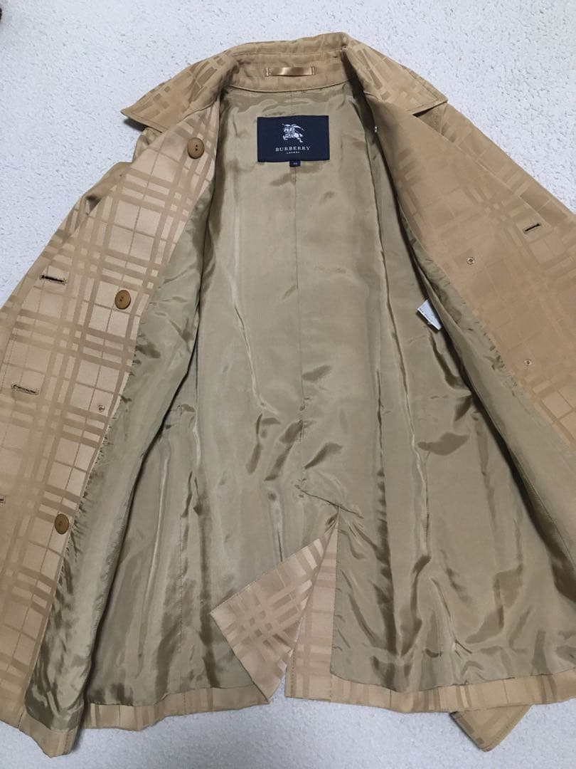 美品　バーバリーロンドン ノバチェック　トレンチコート　サイズ40