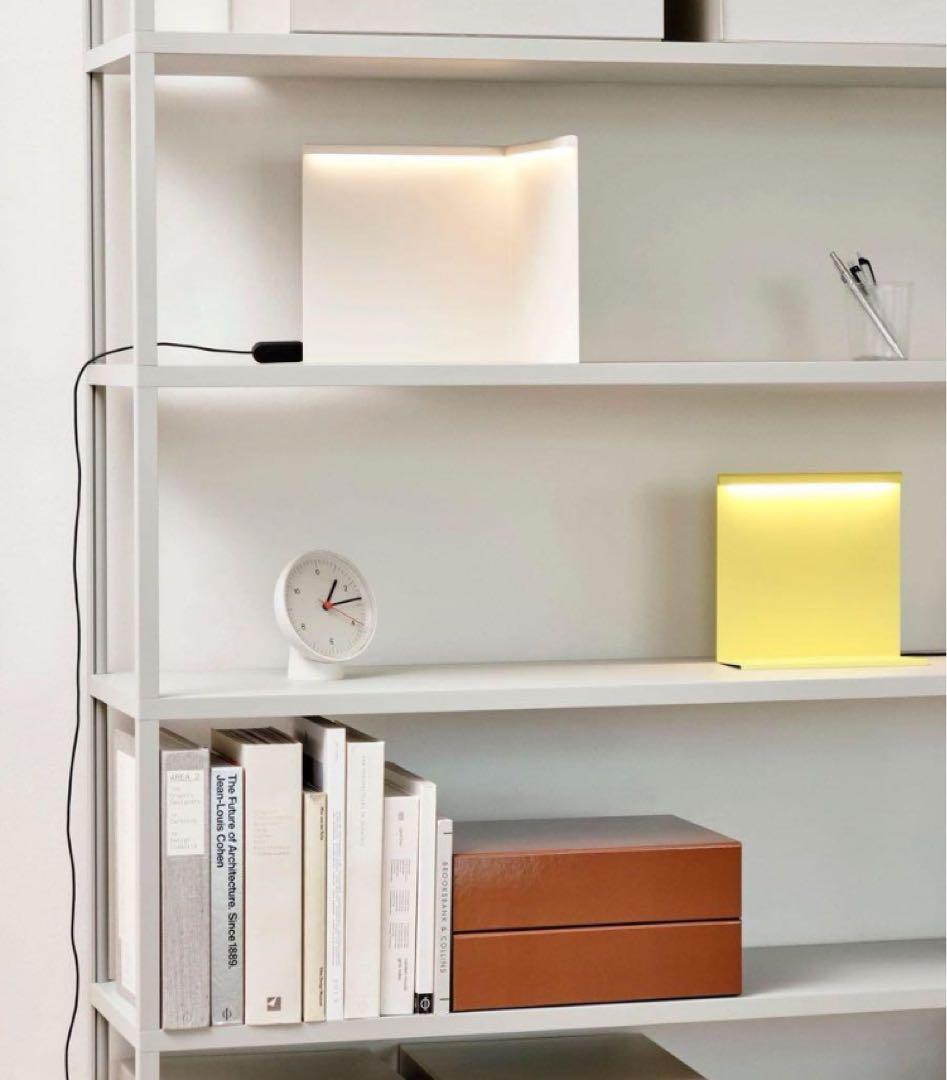 美品 HAY TABLE CLOCK white 置き時計