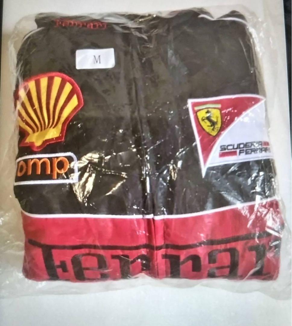 FERRARI 刺繍ロゴ入りデザインジャンパー　 新品未使用品　Mサイズ