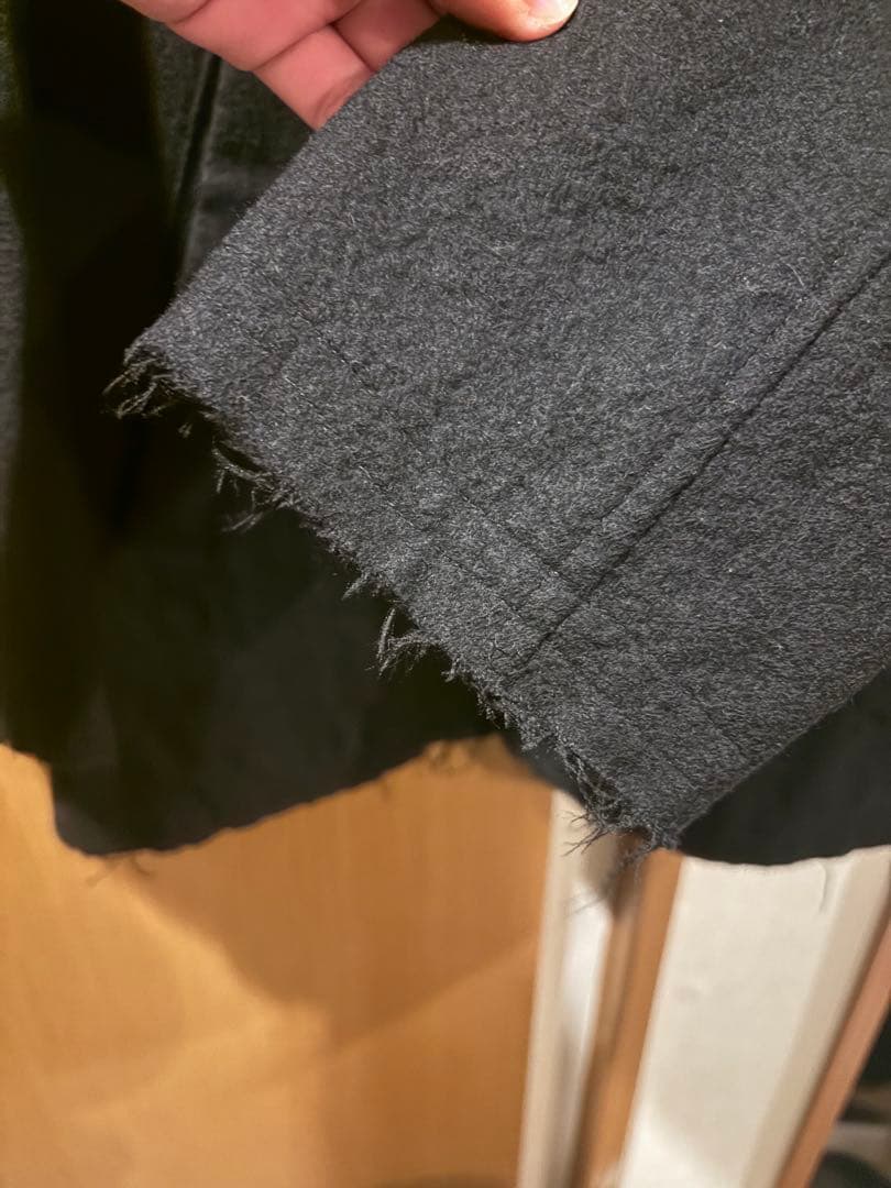田中オム COMME des GARCONS HOMM 縮絨　ハーフコート