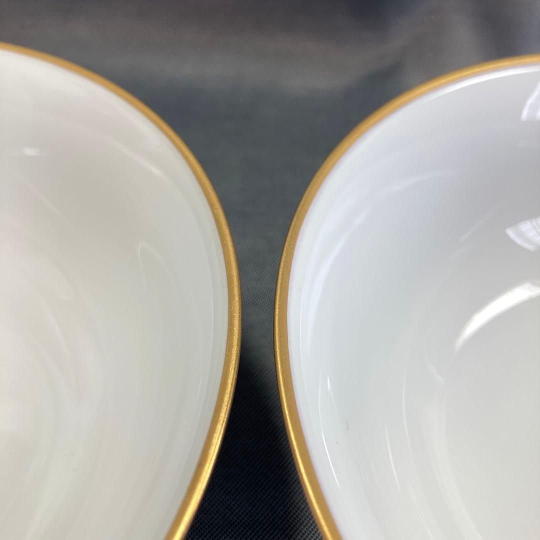 大倉陶園　すみれブーケ　ブルーブーケ　スープカップ　ダブルハンドル　花束　花