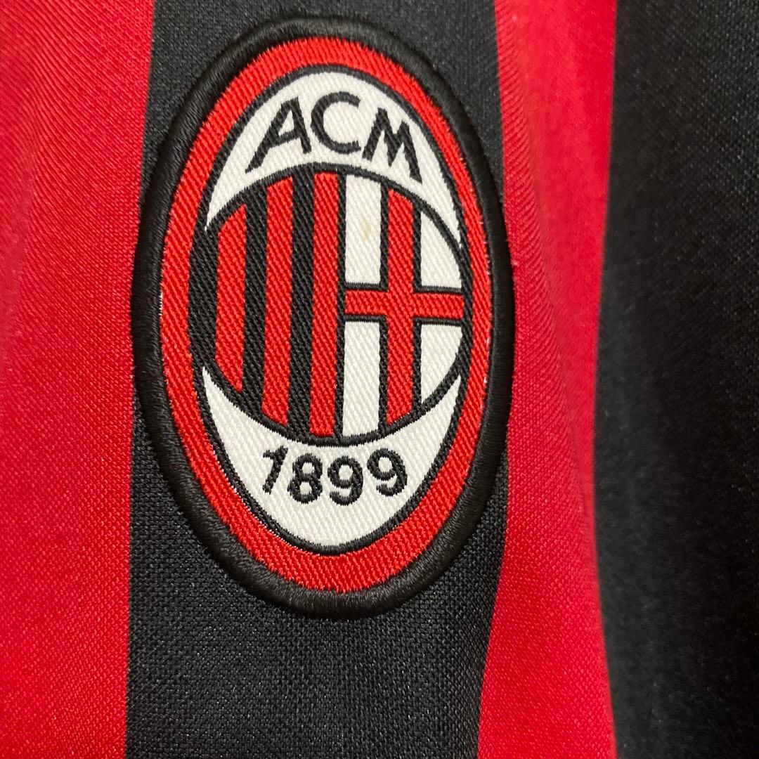 ACミラン adidas ジャージ 赤黒　セリエA イタリア代表 ワールドカップ