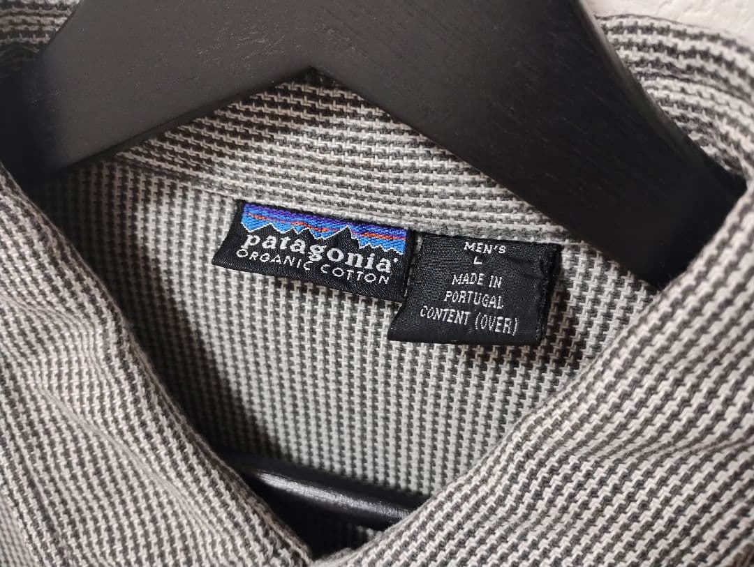 90s Patagonia パタゴニア ヘビー フランネルシャツ ポルトガル製