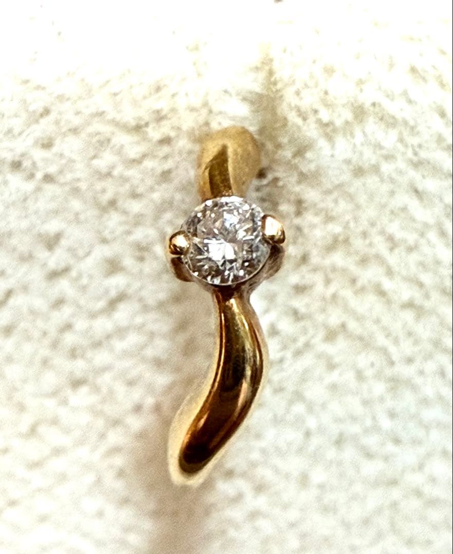 k18ダイヤモンドピアス(両耳用)