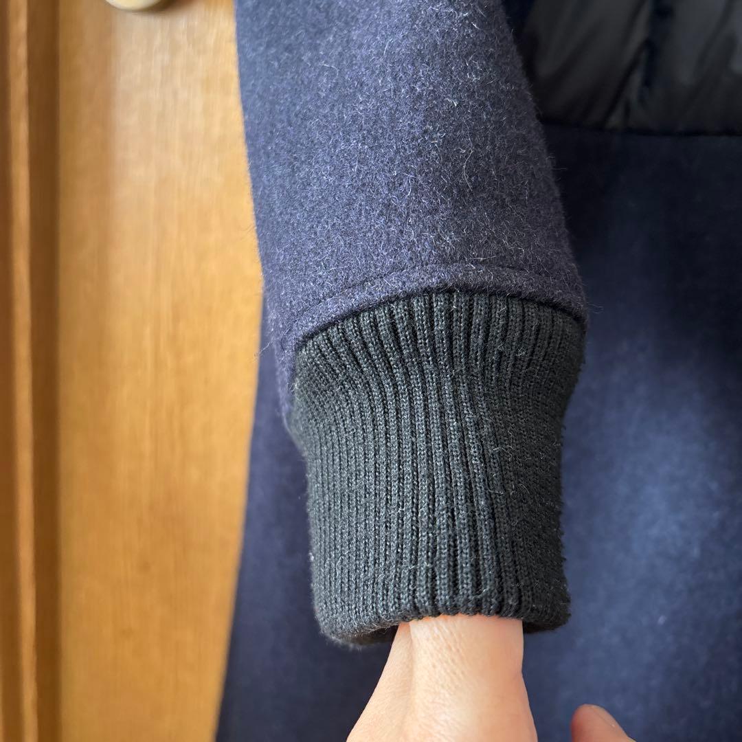 【専用】MUVEIL WORK メルトンダウン　ネイビー コート38