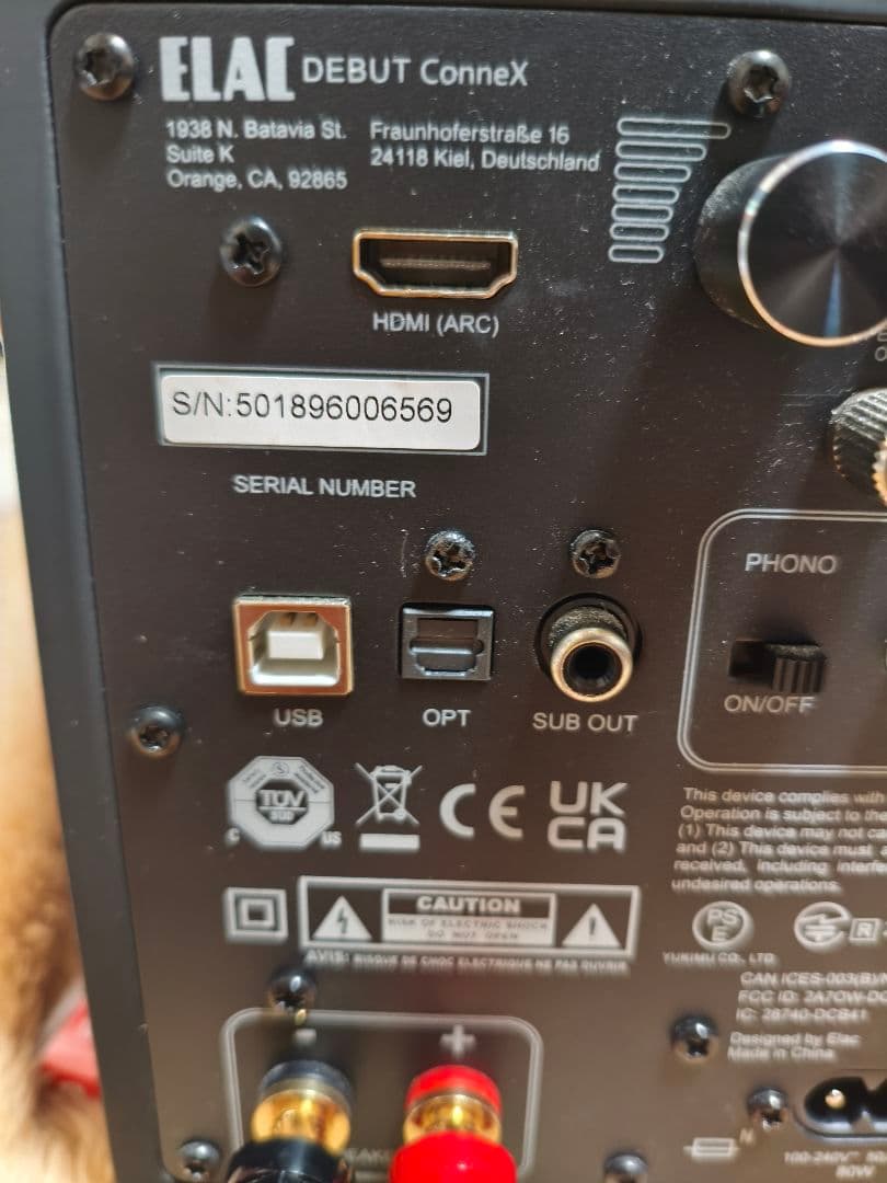 ELAC Debut DCB41 PCスピーカー リモコン付き