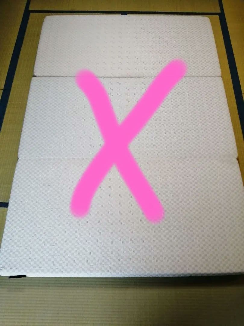 ダブルベッドフレーム　西川マットレス無し