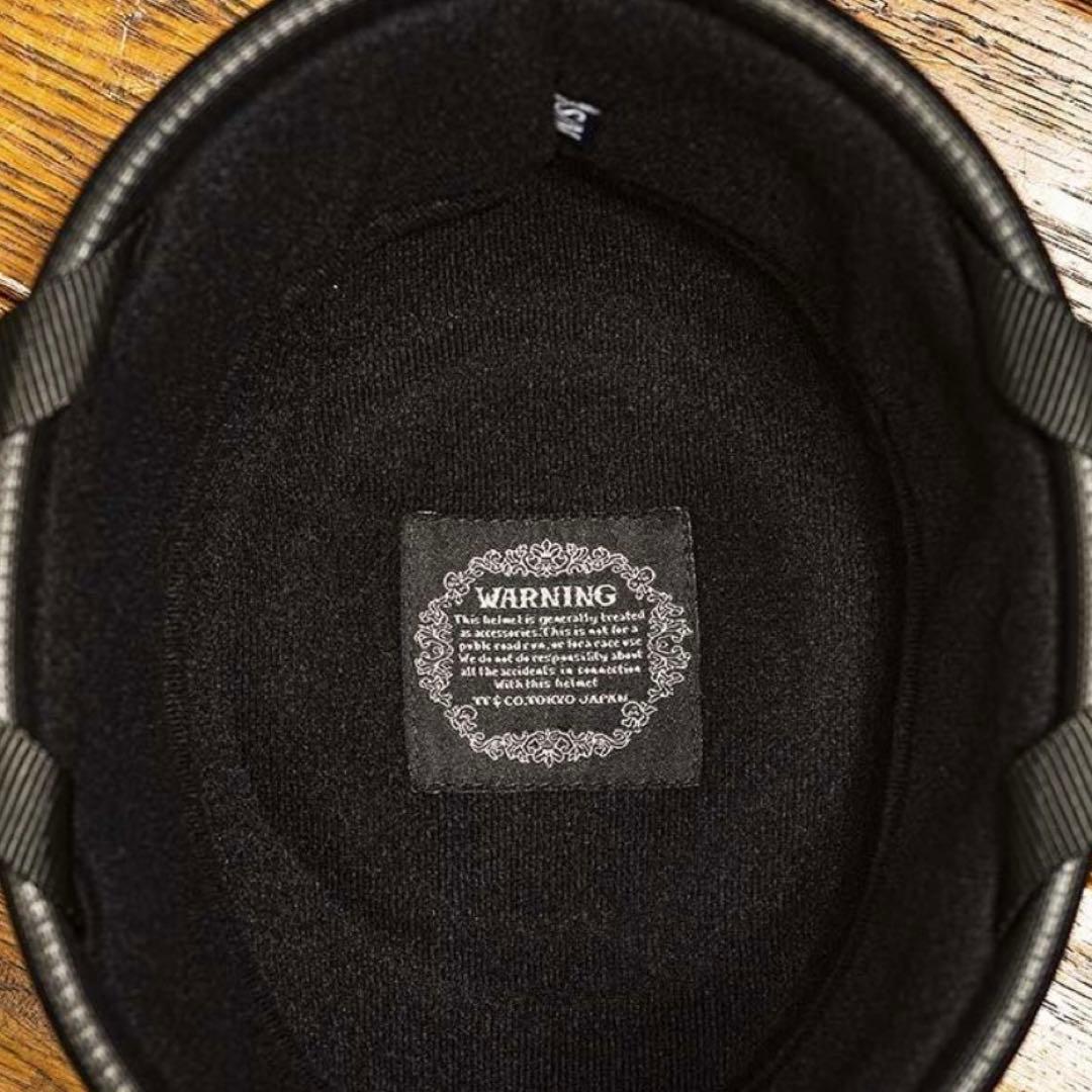 TT&CO. USA ジョッキー ハーフ　ヘルメット [BLACK]