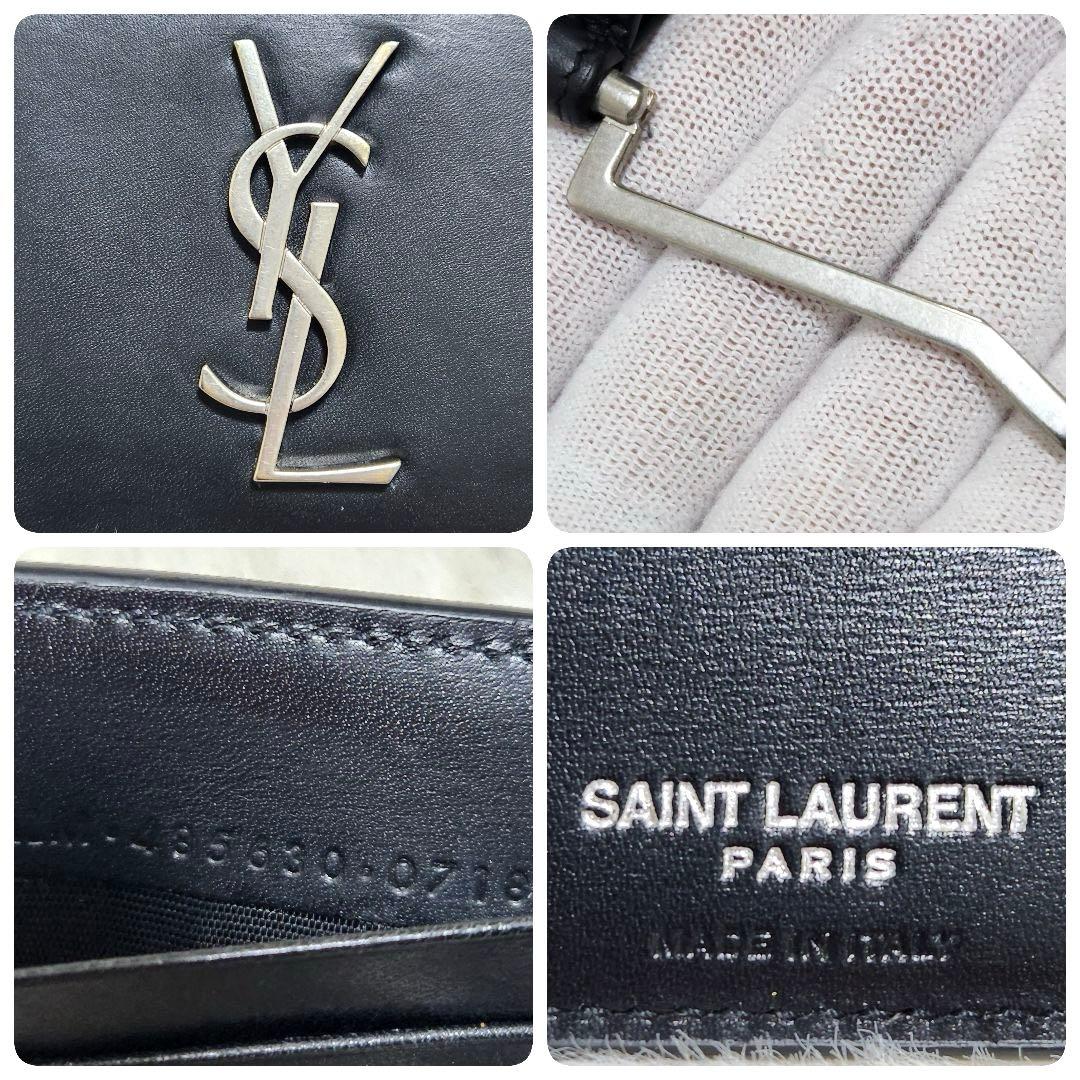 コヨミ✨極美品　付属品完備✨サンローラン　マネークリップ　デカロゴ　YSL