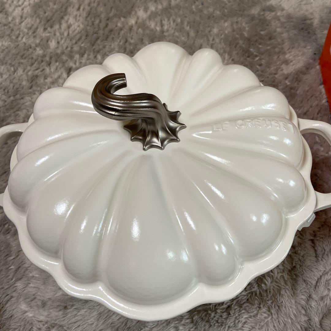 【10月販売終了】新品ルクルーゼ　コットン　鍋パンプキンかぼちゃ