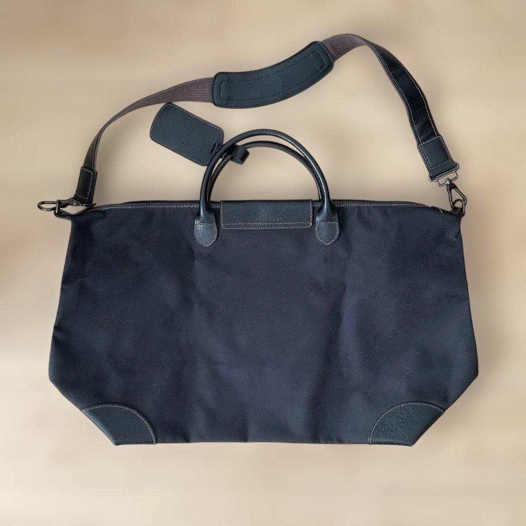 ロンシャン LONGCHAMP ボストンバッグ ボックスフォード ブラック