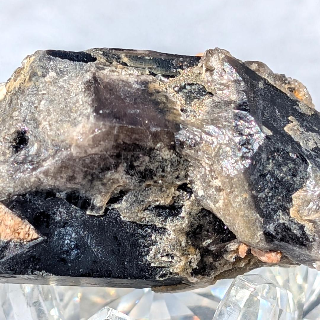 一点物 激レア ドリームモリオン 原石 山東省産 黒水晶 58g お守り効果