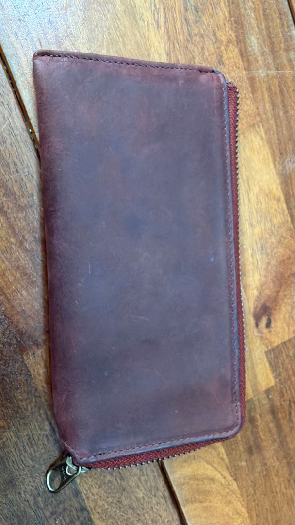 未使用Hallelujah ハレルヤ TIDY SLIM ワイン 長財布