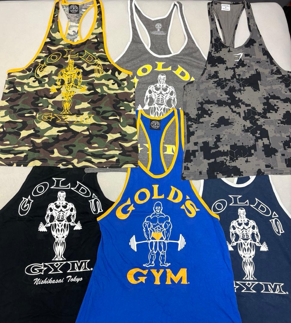 ゴールドジム　タンクトップ　まとめ売り　M ジムウェア