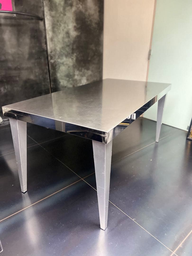 最終プライス　引越しの為、ACMEで製作フルオーダーステンレススチール テーブル