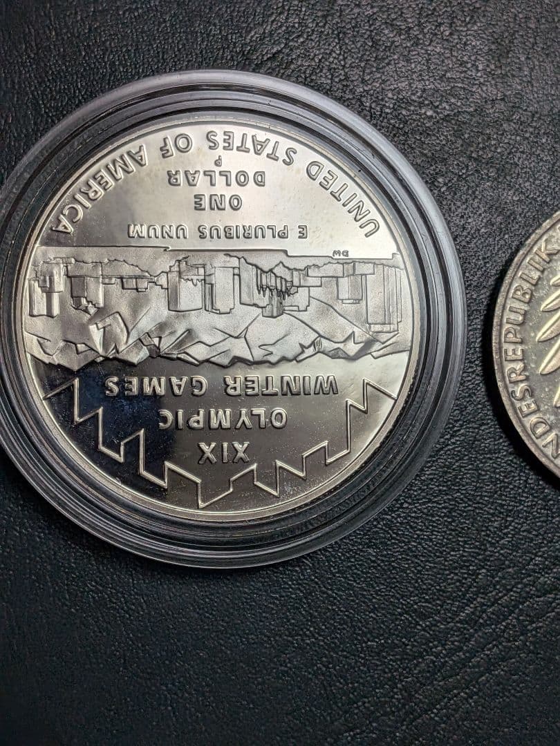 ソルトレイク·ミュンヘンオリンピック銀貨2枚組!!