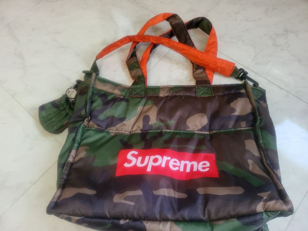 Supreme camo トートバッグ box logo