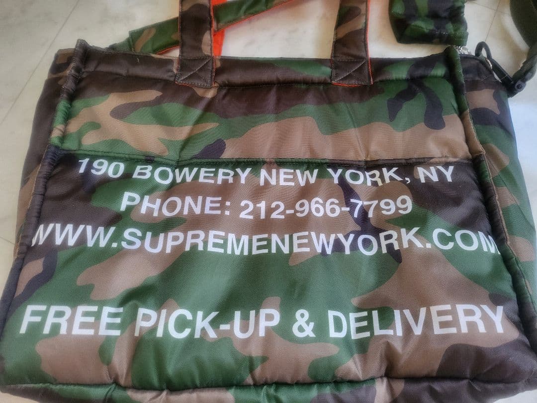 Supreme camo トートバッグ box logo