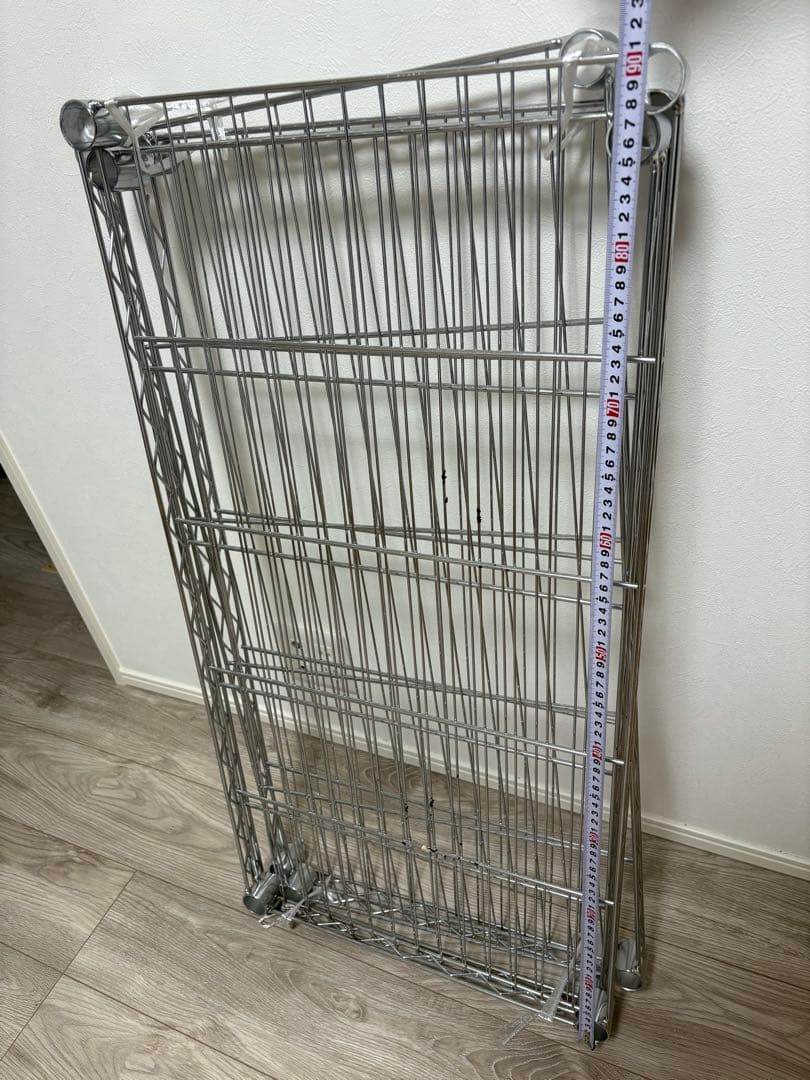 直取限定 スチールラック 幅90cm x 奥行45cm x 最大高さ210cm