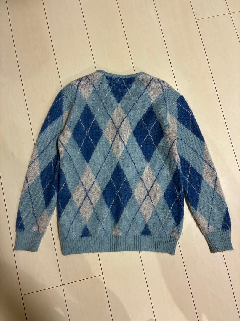 ベ*パ様 Needles モヘア アーガイルカーディガン XS ネペンテス