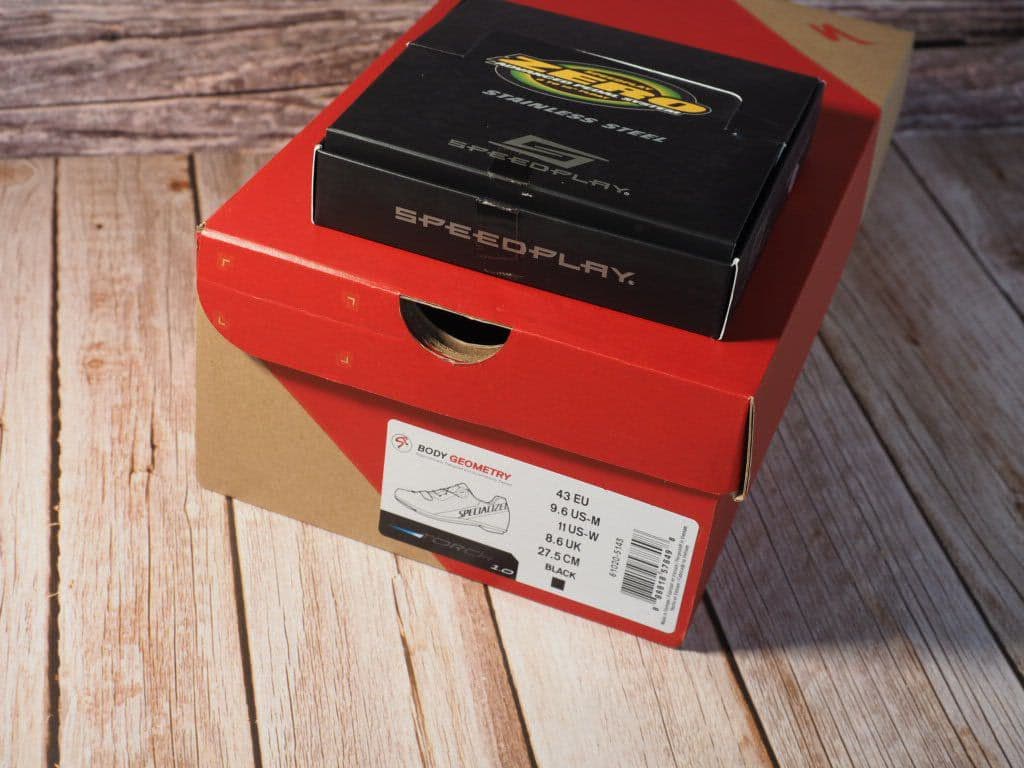 Specialized ブラック ロードバイクシューズ ペダル　クリート付き