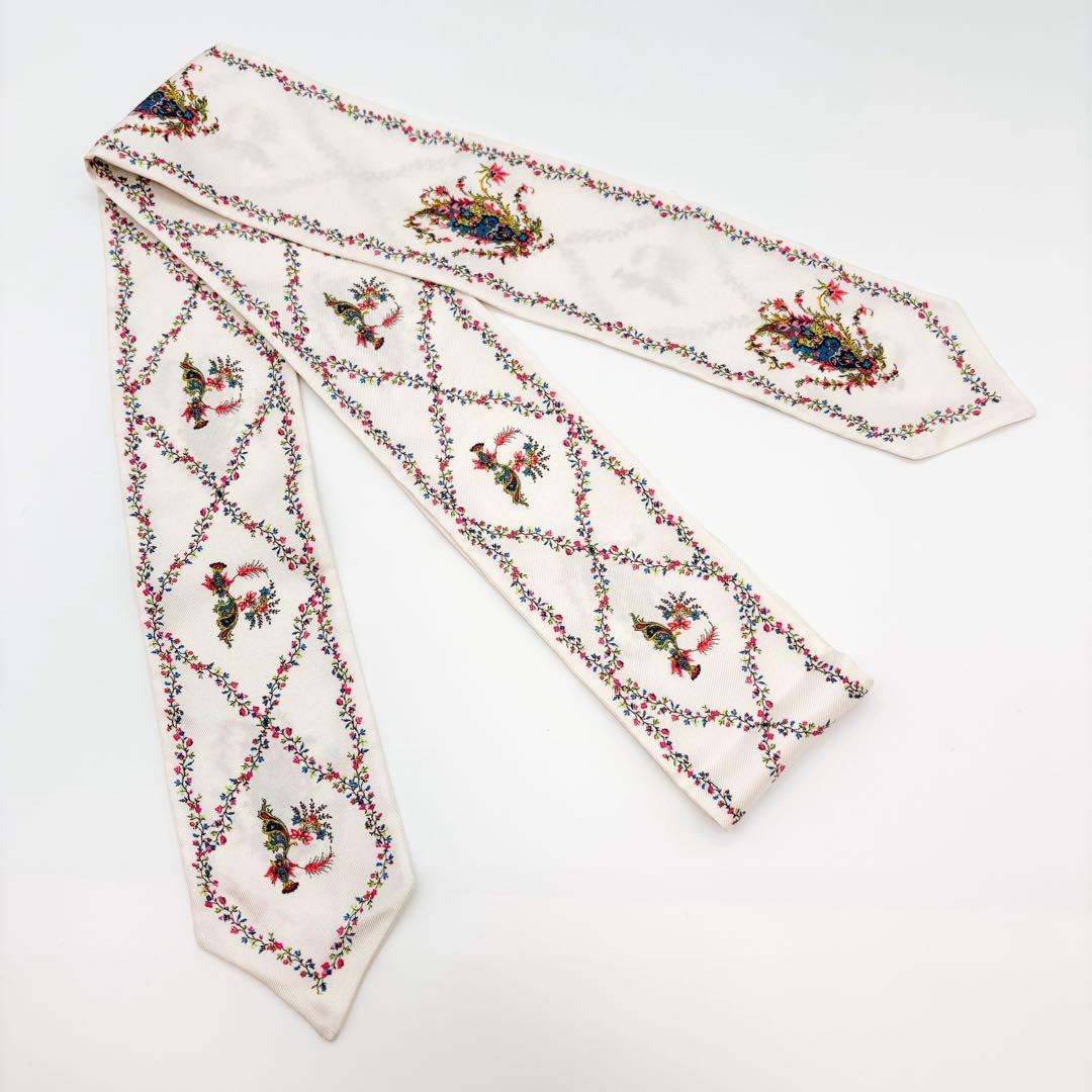 ♡美品♡ ETRO エトロ フラワー 花柄 リボンスカーフ