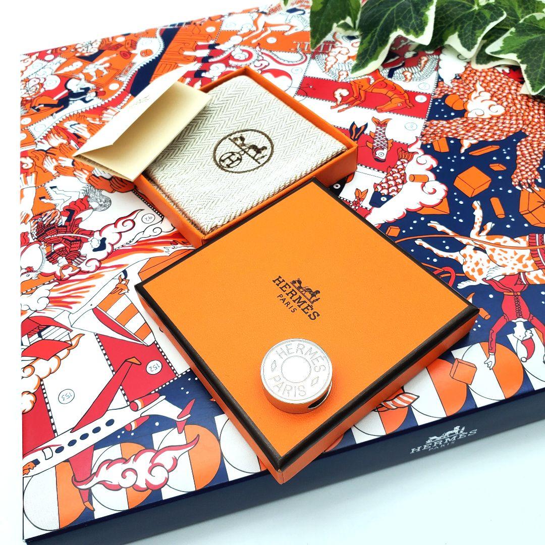 HERMES スカーフリング セリエ 大 20mm 廃盤レア 箱・保存袋付き