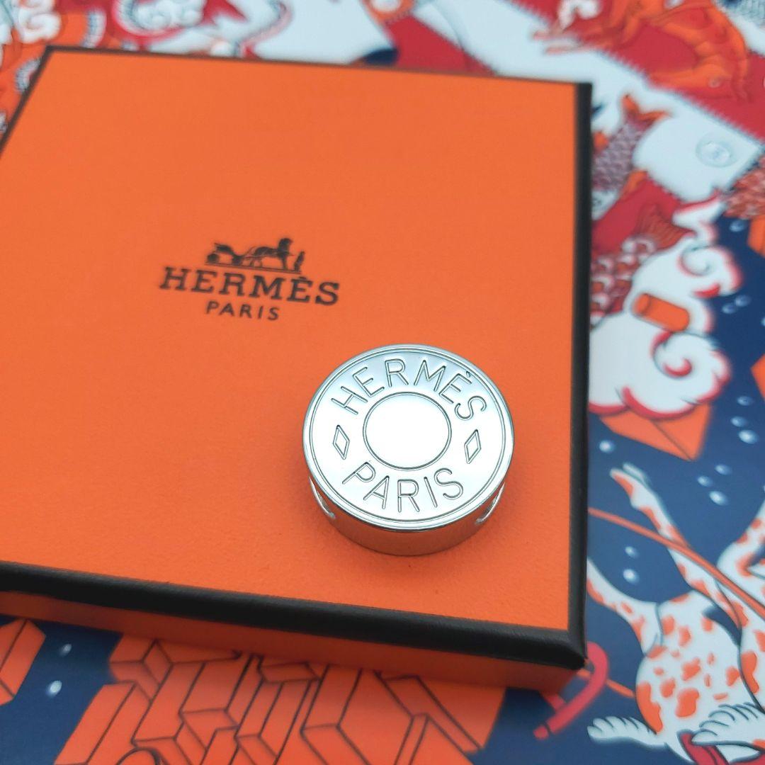 HERMES スカーフリング セリエ 大 20mm 廃盤レア 箱・保存袋付き