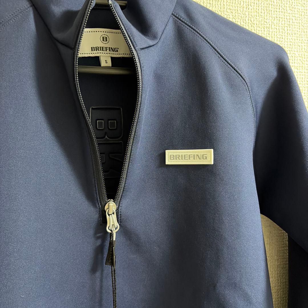 ブリーフィングレディースハーフジップネイビーサイズS