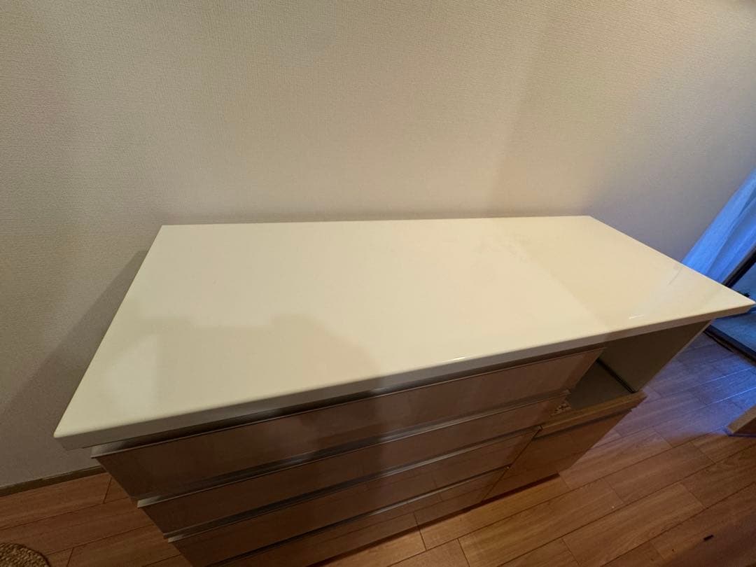 キッチンカウンター モダンデザイン 5引き出し