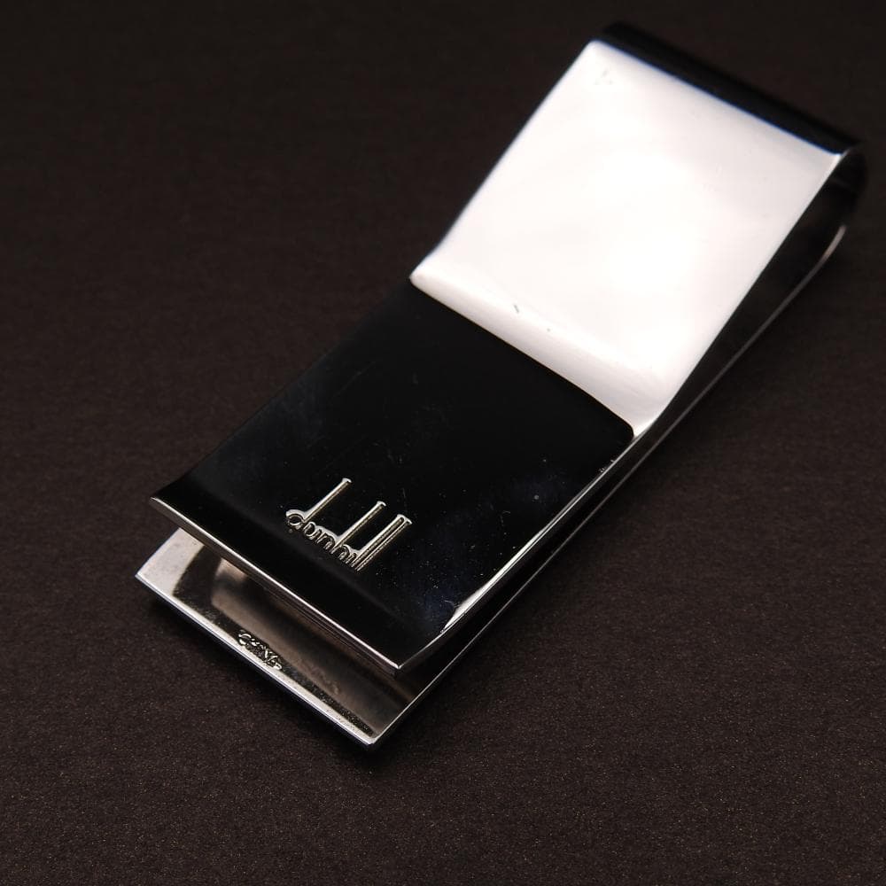 希少　美品 ダンヒル dunhill ストライプライン マネークリップ メンズ