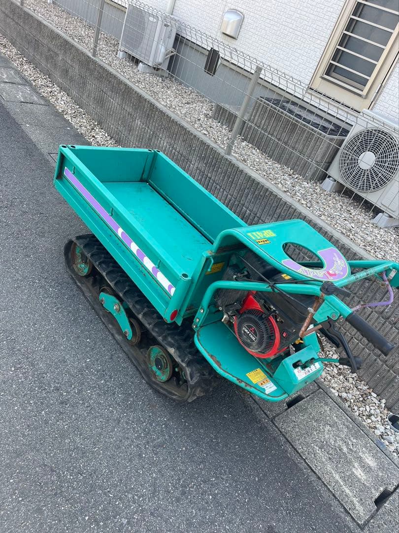 運搬車 BP411 キャニコム 最大積載量 250㎏ 4馬力 クローラ 手動