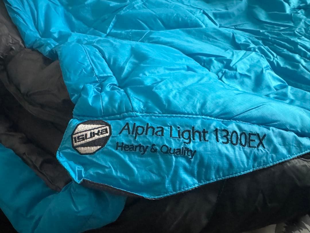 【超美品】ISUKA Alpha Light 1300EX 寝袋【使用少】