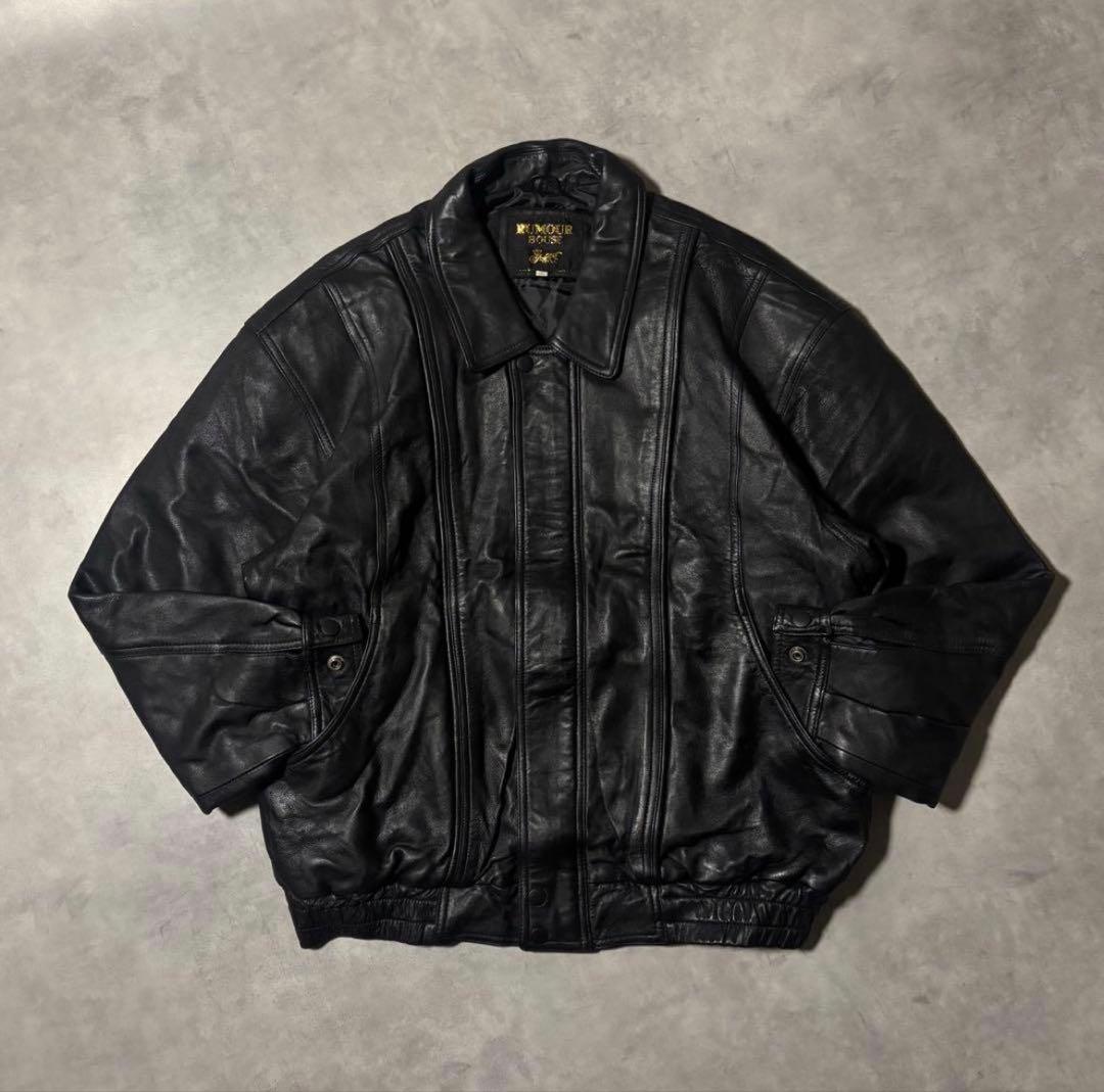 大*竹様 90s A-2 フライトレザージャケット ブラック LL