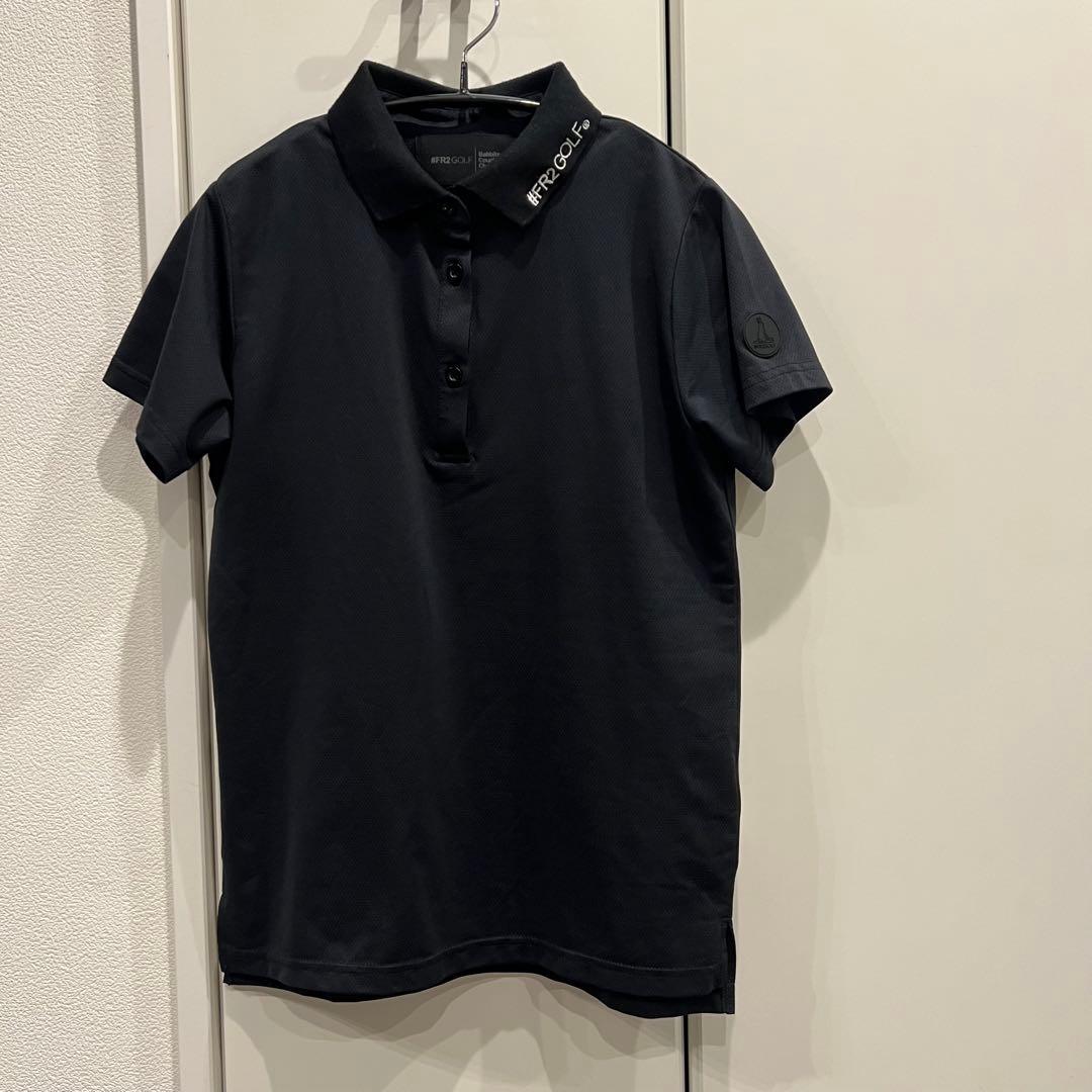 #FR2 GOLF ゴルフ ポロシャツ ブラック 黒 Sサイズ