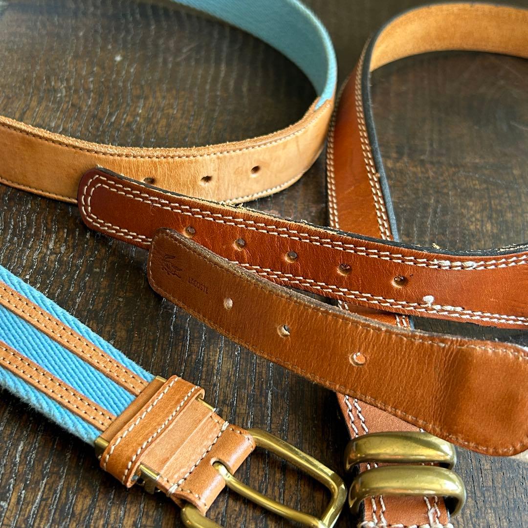 MENS上質アメカジベルト美品8本まとめて！