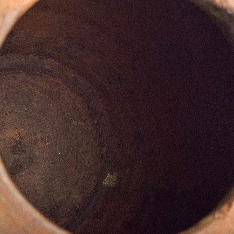 唐津焼　古唐津　福字文　三つ耳水指　時代箱　江戸時代　享保期　C　R9480H