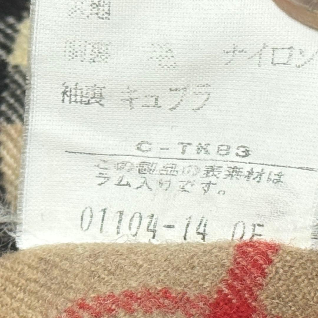 塩*び様 バーバリーズ　ハリトンジャケット　G9 ノバチェック　ロゴ刺繍　ラムウ