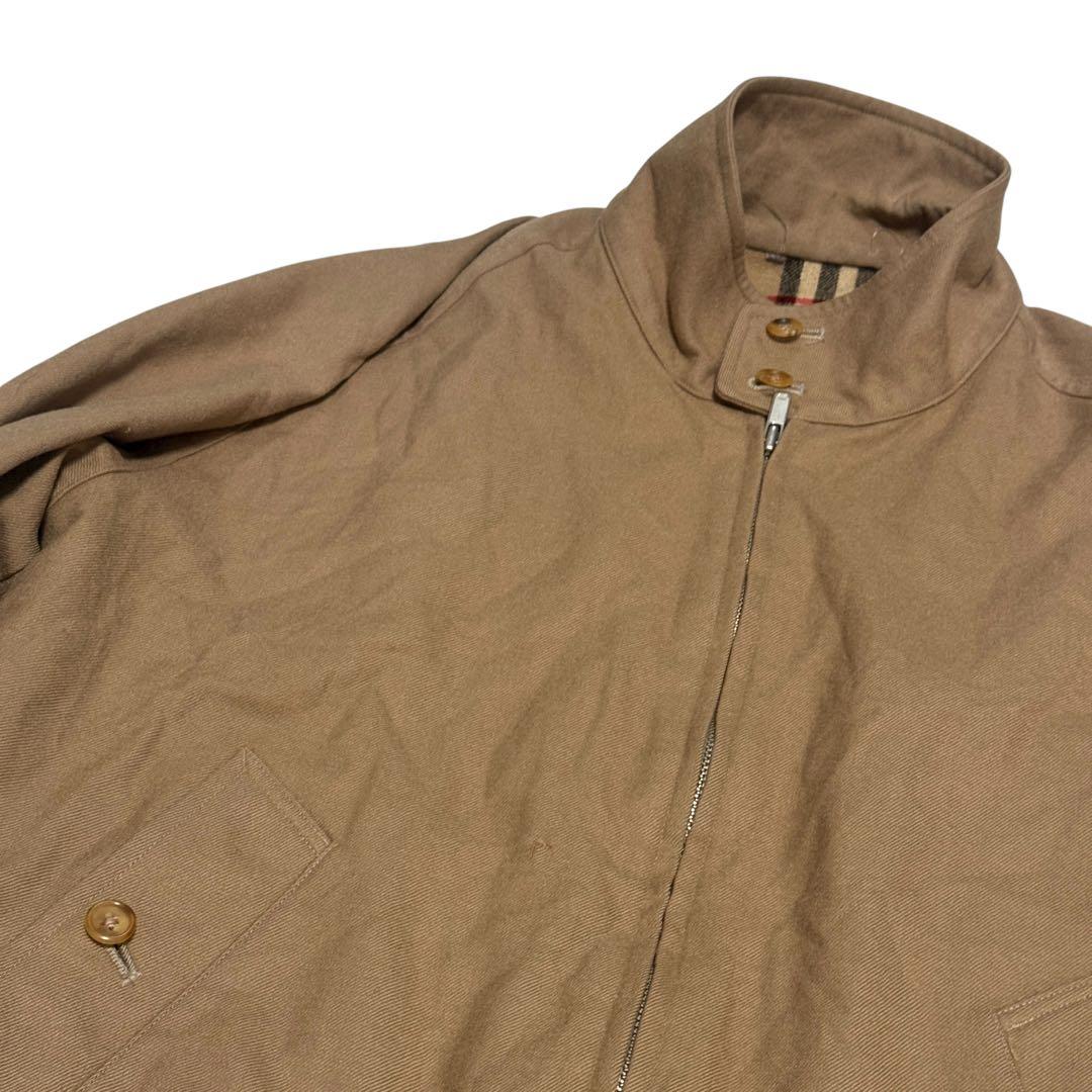 塩*び様 バーバリーズ　ハリトンジャケット　G9 ノバチェック　ロゴ刺繍　ラムウ