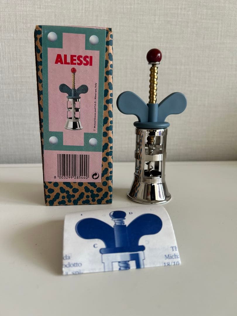 【新品・極美品】ALESSI＊Michael Graves ワインオープナー