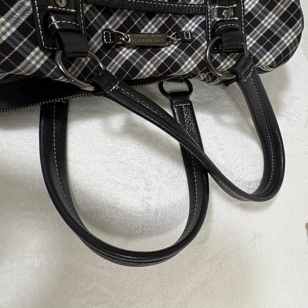希少✨バーバリーブルーレーベル　ボストンバッグ　チェック　Y2K